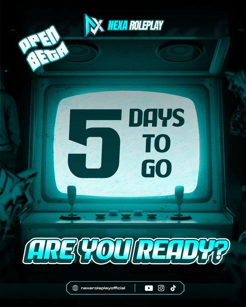 Feed Nexa Roleplay: 5 Days To Go, Open Beta