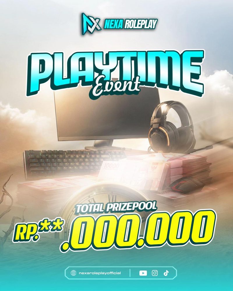 Feed Nexa Roleplay: Playtime Event, Total Prizepool