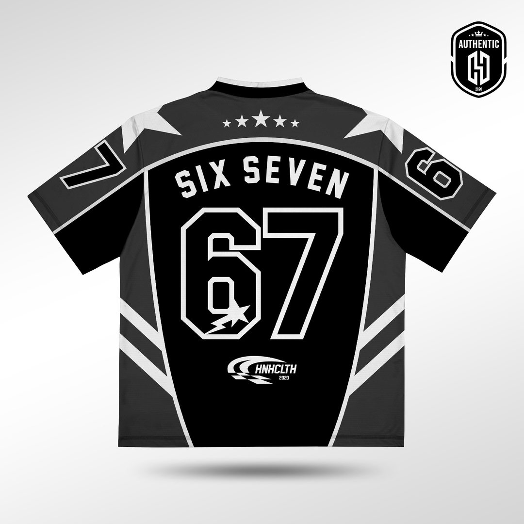 Jersey Six Seven nomor 67 (belakang)