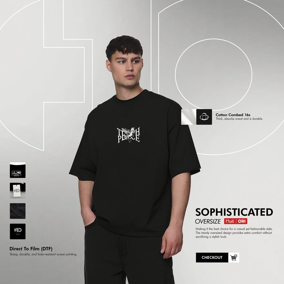 Kaos oversize Sophisticated Cotton Combed 16s